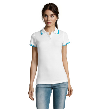 Logo trade advertising products image of: PASADENA women polo 200g