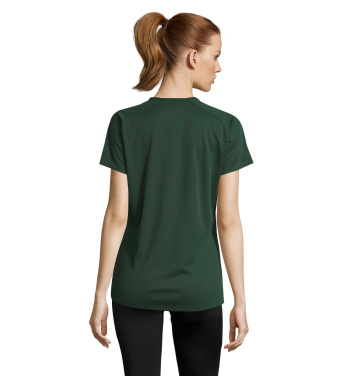 Logo trade promotional merchandise picture of: SPORTY WOMEN T-SHIRT POLYES