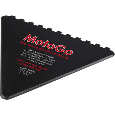 Logotrade promotional item image of: Frosty triangular recycled plastic ice scraper