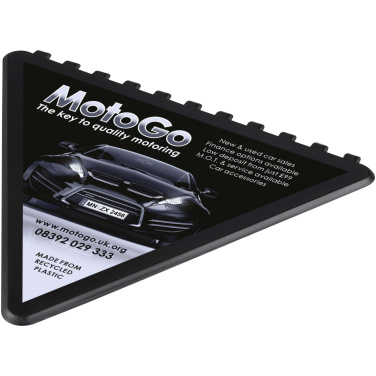Logo trade promotional gifts picture of: Frosty triangular recycled plastic ice scraper