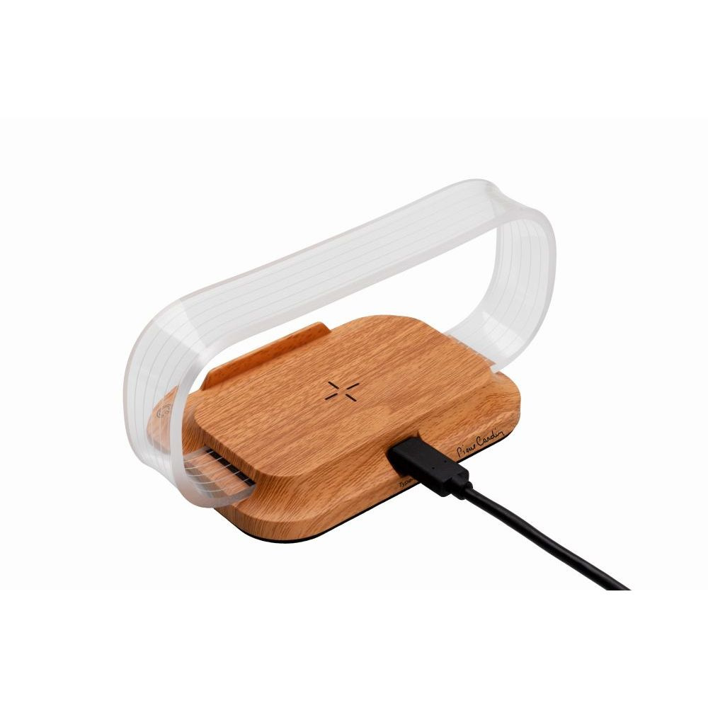 Logotrade promotional item image of: Phone stand with wireless charger JEROME Pierre Cardin