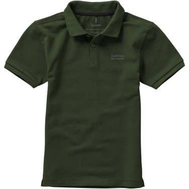 Logo trade advertising products image of: Calgary short sleeve kids polo