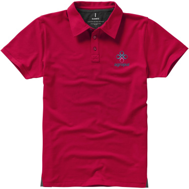 Logo trade advertising products image of: Markham short sleeve men's stretch polo