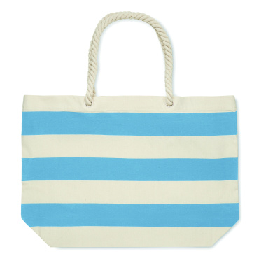 Logo trade promotional giveaways image of: Cotton beach bag 220 gr/m²