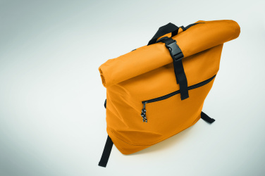 Logo trade business gift photo of: 600Dpolyester rolltop backpack
