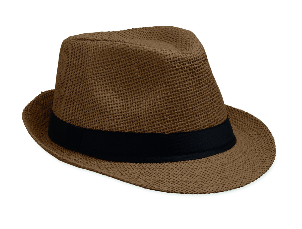 Logo trade promotional product photo of: Paper straw hat