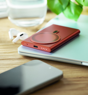 Logo trade corporate gift photo of: Wireless charger power bank