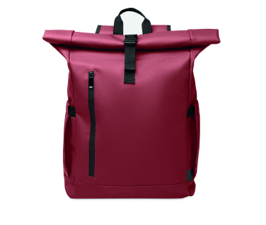 Logotrade promotional products photo of: Rolltop laptop rucksack 600D