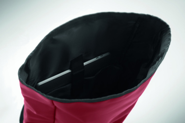 Logo trade corporate gifts picture of: Rolltop laptop rucksack 600D