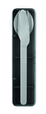 Logo trade promotional gifts picture of: Stainless steel cutlery set