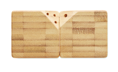 Logotrade promotional item image of: Bamboo salt & pepper set