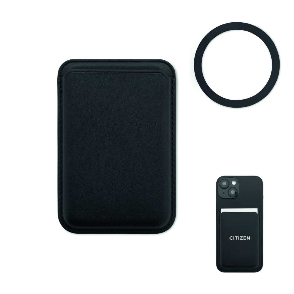 Logo trade corporate gifts image of: Magnetic credit card holder