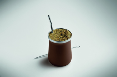 Logo trade promotional giveaways picture of: Yerba mate tea cup