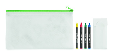 Logotrade promotional gift picture of: Pencil case with 4 crayons