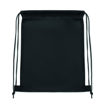 Logo trade corporate gifts picture of: Kids drawstring bag 190T RPET