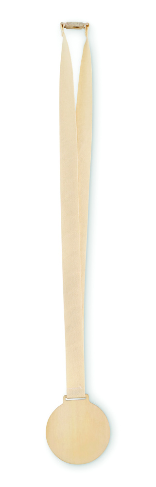 Logo trade promotional gifts picture of: Wooden medal