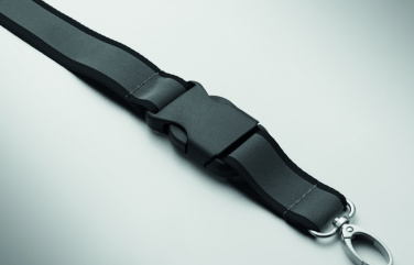 Logo trade promotional products image of: Reflective RPET lanyard