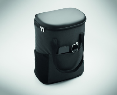 Logo trade promotional items image of: Cooler rucksack 600D RPET