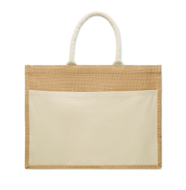 Logo trade promotional gifts picture of: Jute shopping bag