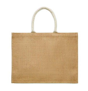 Logo trade promotional gift photo of: Jute shopping bag