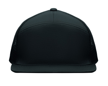 Logo trade advertising products image of: 7 panel flat visor cap
