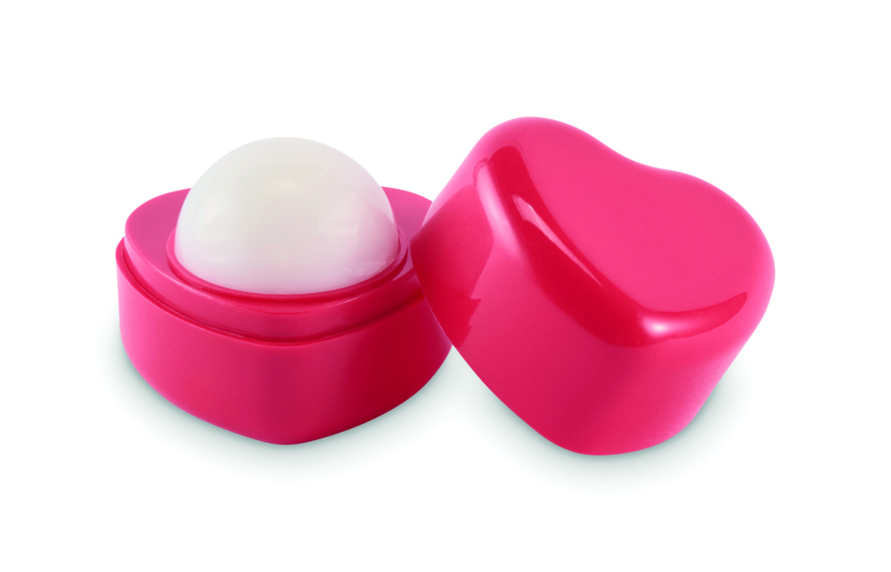 Logo trade promotional items picture of: Heart shape vegan lip balm