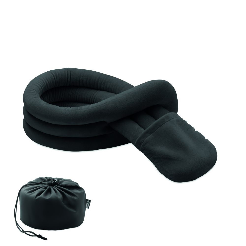 Logo trade promotional gift photo of: Bendable roll travel pillow