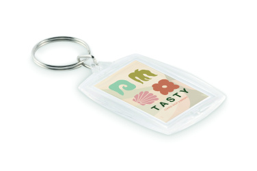 Logo trade advertising products picture of: Classic acrylic keyring