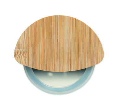 Logotrade corporate gift picture of: Round bamboo pizza cutter
