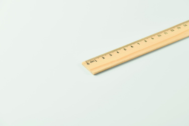 Logo trade promotional products picture of: Wooden ruler 20cm