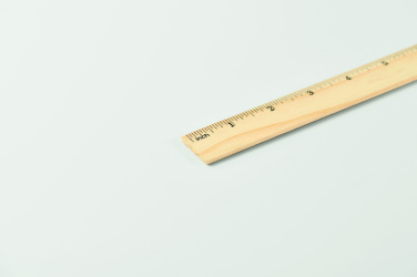 Logo trade promotional giveaway photo of: Wooden ruler 20cm