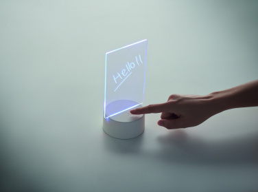 Logotrade promotional gift picture of: Light-up LED memo board