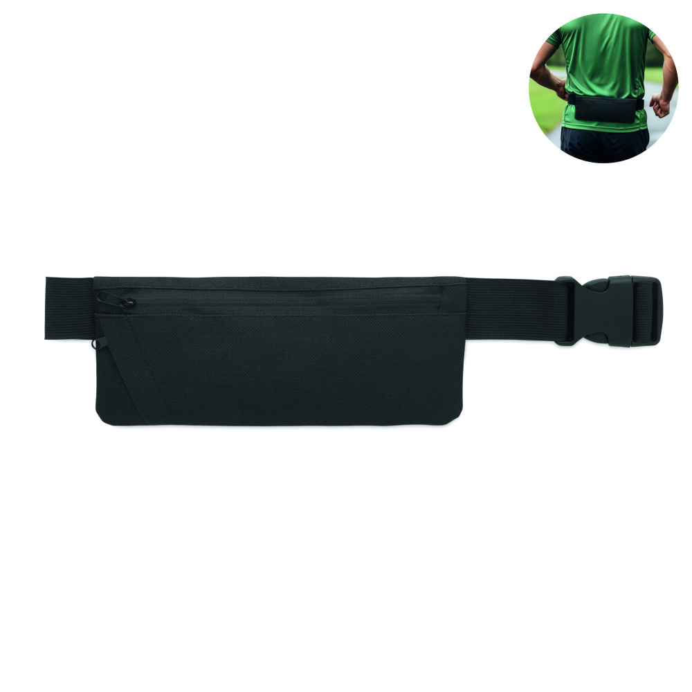Logo trade promotional giveaways picture of: Sports waist bag 600D RPET