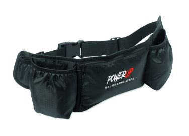 Logo trade promotional merchandise photo of: Sports waist bag 420D RPET