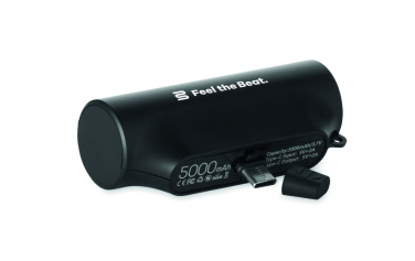 Logo trade promotional merchandise picture of: Power bank 5000mAh