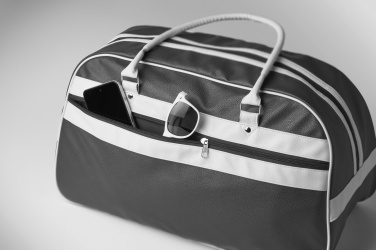 Logo trade corporate gifts image of: PU sports bag