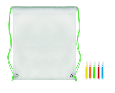 Logotrade promotional items photo of: Non woven kids bag with pens