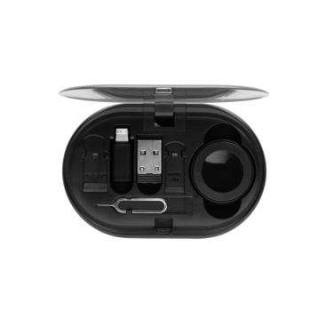 Logotrade promotional products photo of: Chargevix RCS rplastic Multi-functional 60W charging set