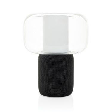 Logo trade promotional gifts image of: Lux RCS recycled plastic 10W speaker lamp