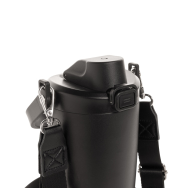 Logo trade corporate gift photo of: Avira Ayala RCS re-steel duosip lockable crossbody tumbler