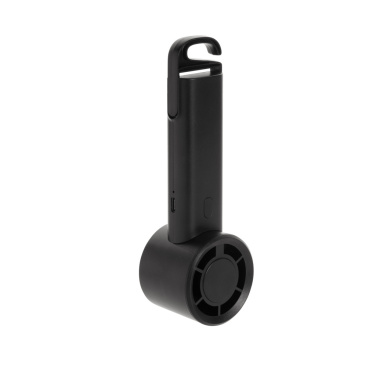 Logo trade promotional product photo of: Twist RCS recycled plastic re-chargeable portable fan