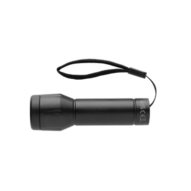 Logo trade promotional gift photo of: Flara RSC recycled plastic USB-rechargeable torch