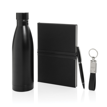 Logotrade advertising products photo of: Swiss Peak RCS deluxe business gift set w/ water bottle