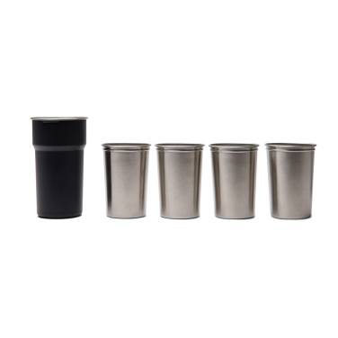 Logotrade corporate gift picture of: VINGA Parks RCS SS cup, 4 pcs, 250 ML