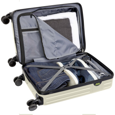 Logo trade corporate gifts image of: Rover 20" GRS recycled cabin trolley 40L