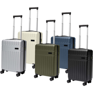 Logo trade corporate gifts image of: Rover 20" GRS recycled cabin trolley 40L