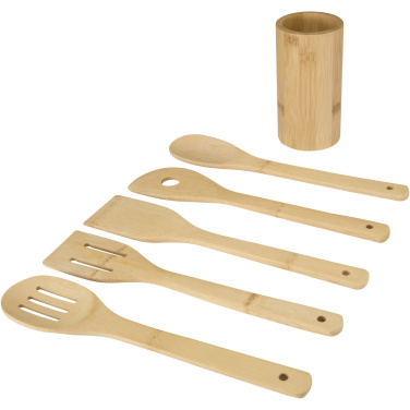 Logo trade business gifts image of: Tala bamboo kitchen tool set