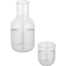 Amelie glass carafe and cup set