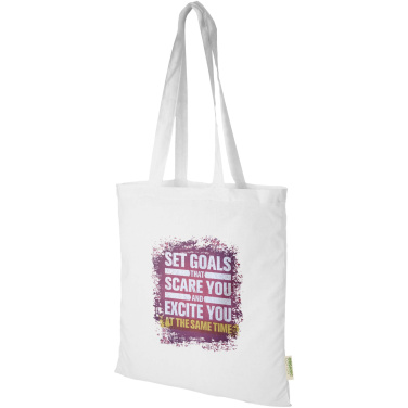 Logo trade promotional gifts picture of: Odisha 140 g/m² OCS organic tote bag 7L