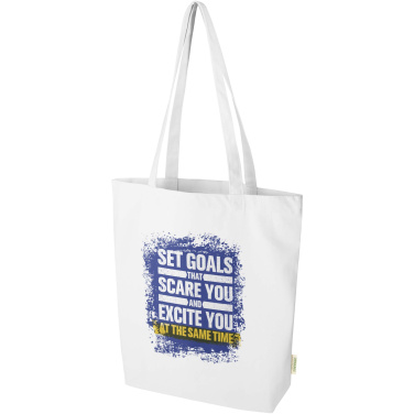 Logo trade promotional merchandise picture of: Odisha 270 g/m² OCS organic tote bag 10L